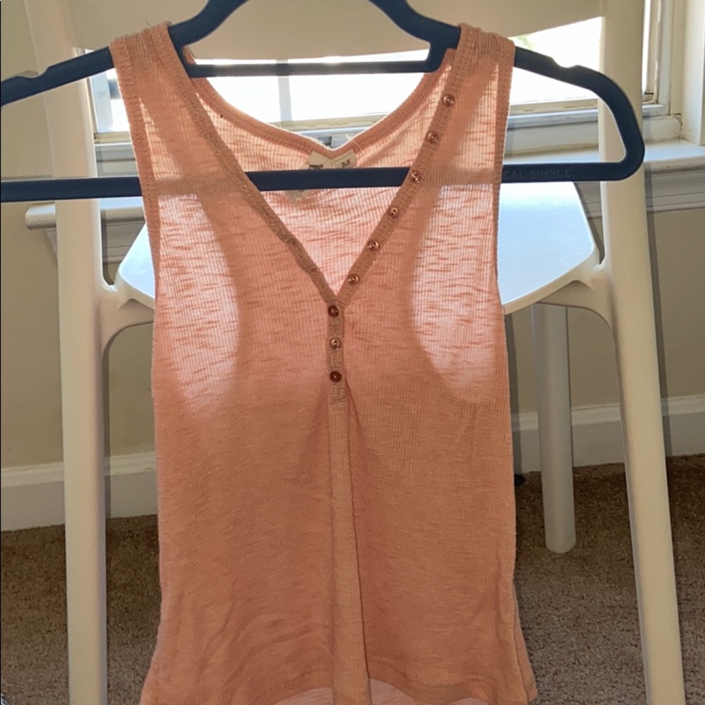 soft pink/peach tank top